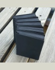 A5/A6 czarny zeszyt gładki notatnik, DIY puste czarny papier szkicownik