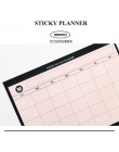 Lato Flamingo miesięczny papier Pad 30 arkuszy 145*95mm DIY miesięczny Planner biurko Agenda prezent szkolne materiały biurowe d