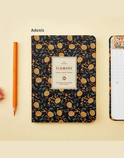 2019 New Arrival urocza skóra PU kwiatowy, kwiat, harmonogram, książka, pamiętnik, planer tygodniowy notatnik szkolne materiały 