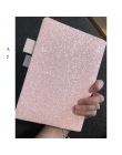 Śliczne Glitter Notebook dziennik Hobonichi pokrywa dla A6 A5 Notebook Diary Planner Agenda 2019 Defter dziennik podróży Bullet 