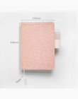 Śliczne Glitter Notebook dziennik Hobonichi pokrywa dla A6 A5 Notebook Diary Planner Agenda 2019 Defter dziennik podróży Bullet 