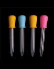 2 sztuk małe silikonowe plastikowe karmienie medycyna ucho oko ukończył wkraplacz 5 ml dla laboratorium szkolne dostaw kolor los
