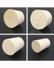 Laboratorium gumowa zatyczka korki kolby stożkowe rury stałe białe alkalicznych odporne na zużycie laboratorium Push-In uszczeln