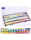 MUNGYO profesjonalne akwarela farby MWPH serii 12/24/48 kolory pigment pan typu żelaza pakowania art rysunek farby