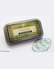 Tsukineko drukarek atramentowych CQ Classique archiwalnych Pigment odcisk atramentowy w stylu Vintage metalowe pudełko znaczek w
