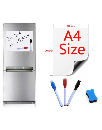 A4 rozmiar tablica magnetyczna magnesy na lodówkę tablic prezentacyjnych strona główna kuchnia tablice informacyjne pisania nakl