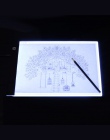 LED elektroniczny tablica A4 podświetlana podkładka tablet graficzny śledzenia Pad szkicownik puste płótno do malowania akwarela