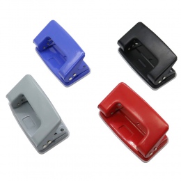 Nowy marka Mini podwójny otwór dziurkacz dwa otwory przenośne metalowe ABS wysokiej jakości szkolne materiały biurowe 10-czy dol