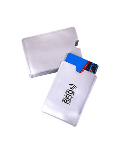 1 sztuka anty portfel RFID blokada czytnika blokada karty bankowej uchwyt na dokumenty Id etui na karty bankowe ochrony metalowy