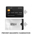 1 sztuka anty portfel RFID blokada czytnika blokada karty bankowej uchwyt na dokumenty Id etui na karty bankowe ochrony metalowy