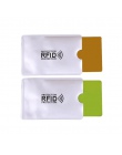 5 sztuka anty portfel RFID blokada czytnika blokada karty bankowej uchwyt na dokumenty Id etui na karty bankowe ochrony metalowy