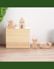 Cute zwierząt drewniany folder informacyjny, klip fotograficzny, cartoon uwaga, posiadacz karty, wyświetlacz produktu podstawa n