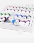 24 kolory 12 ML rury zestaw farb akrylowych kolor szkło do paznokci sztuki malowania farby do tkanin narzędzia do rysowania dla 
