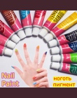 6 ML 12 kolorów zestaw do paznokci akrylowych farb 3D paznokcie Art wzory porady narzędzia do malowania Ongle dekoracje lakier d
