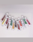 Profesjonalne 24 kolory 12 ML zestaw farb akrylowych do malowania paznokci, odporny na działanie wody farba do tkanin narzędzia 