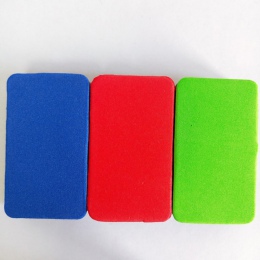 Mini kolorowe EVA gąbka tablica magnetyczna gumka dry erase pokładzie marker do czyszczenia kreda tablica wytrzeć szkolne biuro 