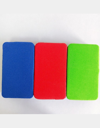 Mini kolorowe EVA gąbka tablica magnetyczna gumka dry erase pokładzie marker do czyszczenia kreda tablica wytrzeć szkolne biuro 