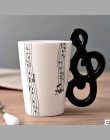 Nowość gitara kubek ceramiczny osobowość muzyka uwaga mleka sok z cytryny kubek kawy i herbaty puchar szklanka biuro w domu wyją