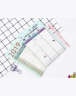 2019 365 dni papieru Kalendarz ścienny biuro szkolne codziennie Planner notatki, bardzo duże badania nowy Plan rok harmonogram 4