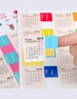 2 sztuk nowy 2020/2019 rok Mini kalendarz biurowe indeks dekoracyjne naklejki etykieta kalendarz naklejka DIY pracy kalendarz