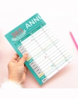 2019 Planner 365 dzień kalendarze Plan książki śliczne tektura pomysły Plan książki Kawaii biurowe szkolne materiały biurowe Age