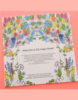 24 strony zaczarowany las angielski Edition kolorowanka dla dzieci dla dorosłych stres zabić czas malowanie szkicownik