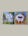 22 stron Cute Animal Style Secret Garden malarstwo rysunek zabić czas książka ruchu DIY Puzzle dla dzieci magia kolorowanka zare