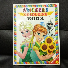16 stron śnieg księżniczka dziewcząt kolorowanka książka na naklejki dla dzieci dzieci dorośli kolorowanki malarstwo rysunek sto