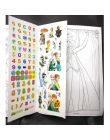 16 stron śnieg księżniczka dziewcząt kolorowanka książka na naklejki dla dzieci dzieci dorośli kolorowanki malarstwo rysunek sto