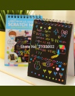 Hot Magic szkicownik DIY Scratch Notebook czarny karton jako prezent dla dzieci artykuły papiernicze artykuły szkolne