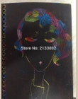 Hot Magic szkicownik DIY Scratch Notebook czarny karton jako prezent dla dzieci artykuły papiernicze artykuły szkolne