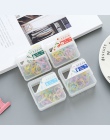 Wielofunkcyjny kolorowy przezroczysty polietylen Binder klip DIY kieszonkowy spoiwa luźne liści Folder plików pamiętnik klipy wi