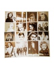 32 sztuk/paczka w stylu Vintage gwiazdy filmowe rysunek wizytówki widokówka zestaw kobiet dla dorosłych boże narodzenie karty pr