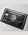 Metalowa karta/amerykański ExpressCard/chip karty magnetyczne karty/centurion, republika południowej afryki czarna kartka/darmow