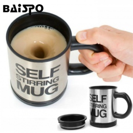BAISPO 400 Ml kubek automatyczny elektryczny leniwy kubek samomieszający automatyczny ekspres do kawy mleka herbaty kubek herbat
