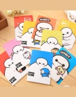 9 sztuk kreatywnych Retro wieża eiffla pocztówka moda proste chiński styl wzór biznes karty słodkie Cartoon Snowman karty