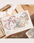 30 arkuszy/zestaw mapa świata pocztówka/kartka z życzeniami/karta wiadomości/święta bożego narodzenia i nowy rok prezenty