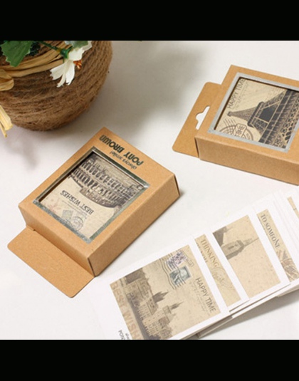 40 sztuk/partia Mini w stylu Vintage Retro krajobrazy pocztówki Lomo Post kartki z życzeniami dla dzieci prezenty darmowa wysyłk