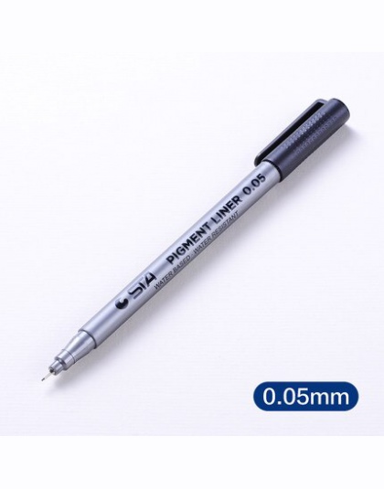 Złożony z 1 części pigmentowy Pigma Micron Marker długopis 0.05 0.1 0.2 0.3 0.4 0.5 0.6 0.8 różnych końcówki czarny Fineliner sz