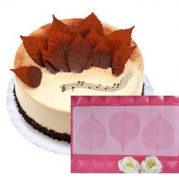 DIY 3D liście kształt formy silikonowe czekoladowe formy do pieczenia tort urodzinowy Cookie dekorowanie narzędzia czekoladowe f
