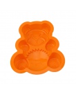 3D piękny niedźwiedź Formy ciasto Formy Silikonowe Formy do pieczenia narzędzia kuchenne do cięcia Fondant Taart Decoratie Silik
