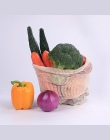 Warzyw popularne bawełniane owoce i warzywa z sznurkiem wielokrotnego użytku domu 1 PC do przechowywania w kuchni worki siatkowe