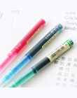 1 pc kolorowe prosty płyn długopis żelowy artystyczne czcionki kreatywny nijaki pióro biznes szkolne materiały biurowe piśmienne