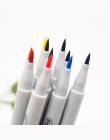 10 sztuk pędzle do akwareli pióro malowanie miękki w dotyku kolor rysunek długopisy 0.5-3.0mm kaligrafia papiernicze artykuły sz