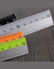 Z władcy skali mapowanie pomiaru materiały biurowe 15 cm/20 cm/30 cm linijka ze stali nierdzewnej do cięcia stali linijka
