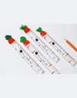 1 sztuk Lytwtw's Kawaii proste przezroczyste marchew kaktus plastikowa linijka pomiar linijka prosta narzędzie Student prezent b