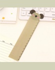 1 sztuka nowy linijka prosta z tworzywa sztucznego narzędzia Kawaii biurowe zwierzaki z kreskówek rysunek prezent koreański szko