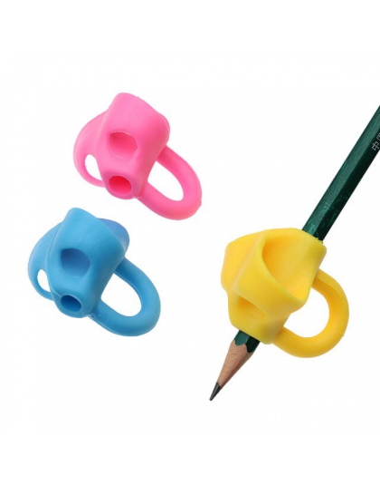 3 sztuk/zestaw piórnik dziecięcy pisania korektor długopis silikonowy pisania pomóc urządzenie uchwytów na właściwy telefon pozy