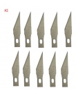 Narzędzie rzeźba grawerowanie 6 ostrze Carve nóż dodatkowe tworzenia kopii zapasowych Graver nóż do Scorper rzemiosło brzytwa os