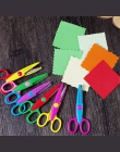 6 sztuk nożyczki Laciness Metal i z tworzywa sztucznego DIY Scrapbooking zdjęcie kolory nożyczki pamiętnik papieru dekoracji kor